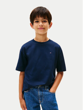 Tommy Hilfiger Tommy Hilfiger Camiseta Essential Flag KB0KB09646 Azul marino Regular Fit