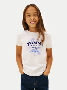 Tommy Hilfiger Tommy Hilfiger Camiseta KG0KG09257 Blanco Regular Fit