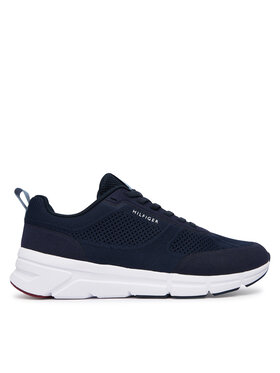 Tommy Hilfiger Sneakers Tommy Hilfiger Light Knitted Hilfiger Runner FM0FM06010 Blu scuro