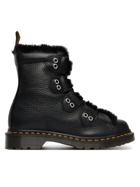 Dr. Martens Trapper stila apavi Dr. Martens 1460 Faux Fur Lined DM31876001 Melns