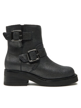 Clarks Боти Clarks Rebelle Buckle 26178889 Сребрист