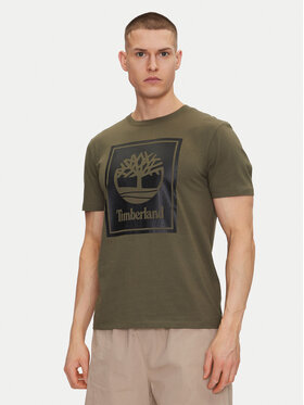 Timberland Timberland Футболка TB0A5WQQ Зелений Regular Fit