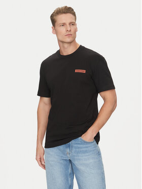 Calvin Klein Calvin Klein T-Shirt Overlay Print K10K114158 Μαύρο Regular Fit
