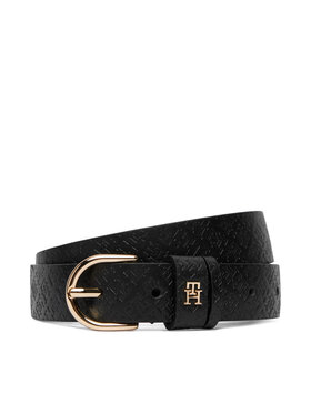 Tommy Hilfiger Ženski remen Tommy Hilfiger Ess Effortless 2.5 Go Mono AW0AW18856 Crna