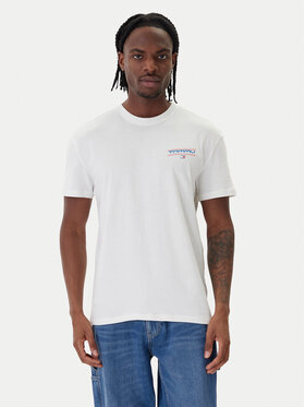Tommy Jeans Tommy Jeans Camiseta Poster DM0DM22541 Blanco Regular Fit