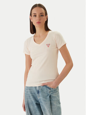 Guess Guess Футболка W2YI45 J1314 Оранжевий Slim Fit