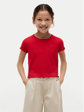 Tommy Hilfiger Tommy Hilfiger Camiseta Essential KG0KG08590 Rojo Regular Fit