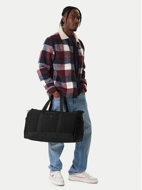 Tommy Hilfiger Geantă pentru laptop Tommy Hilfiger Th Travel Duffle AM0AM14070 Negru