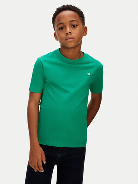 Calvin Klein Jeans Calvin Klein Jeans Camiseta Mono Mini Badge LV1CKSJA30 Verde Regular Fit