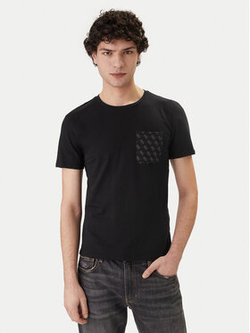 Guess Guess T-Shirt F6GI12 K6XN4 Μαύρο Regular Fit
