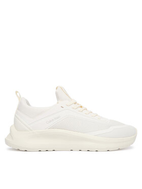 Calvin Klein Sneakers Calvin Klein Light Runner Sock Mesh Lycra HW0HW03023 Creme