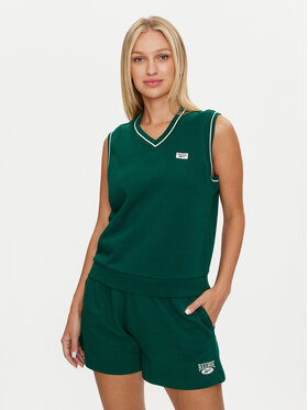 Reebok Reebok Megztinis Cl Cs Vest 100075522 Žalia Regular Fit