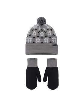 Columbia Sapka és kesztyű szett Columbia Snowflake 2180781 Sötétszürke