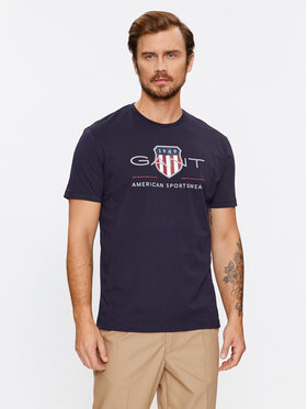 Gant Gant T-Shirt Reg Archive Shield Ss 2003199 Dunkelblau Regular Fit