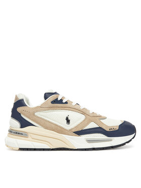 Polo Ralph Lauren Sneakersy Polo Ralph Lauren Trackstr 809968178001 Écru