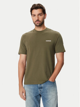 Napapijri Napapijri Camiseta NP0A88TR Caqui Regular Fit