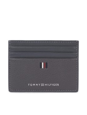 Tommy Hilfiger Pouzdro na kreditní karty Tommy Hilfiger Th Central Cc Holder AM0AM11858 Šedá