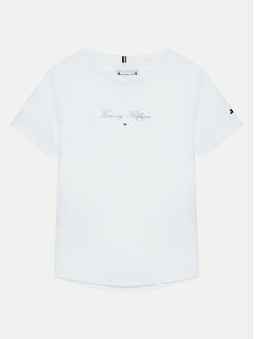 Tommy Hilfiger Tommy Hilfiger Majica KG0KG08298 S Bela Regular Fit