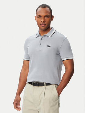 BOSS BOSS Поло Paddy 50469055 Темно-сірий Regular Fit
