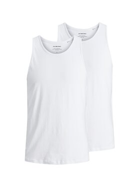 Jack & Jones Jack & Jones Berankovių marškinėlių komplektas Basic 12133910 Balta Regular Fit