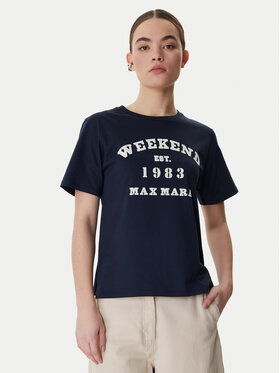 Weekend Max Mara Weekend Max Mara Camiseta Tenue 2615971051 Azul marino Regular Fit