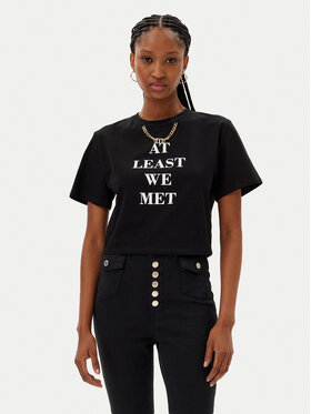 MET MET Футболка M10 261TS Чорний Regular Fit