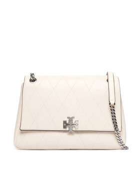 Tory Burch Geantă Tory Burch Charlie Quilted Shoulder Bag 185828 Bej