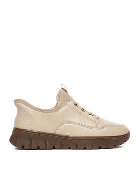 Rieker Sneakersy Rieker N1357-60 Béžová