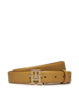 Tommy Hilfiger Curea de Damă Tommy Hilfiger Th Logo Bombe 2.5 AW0AW16028 Maro