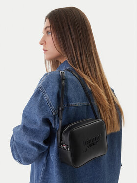 Tommy Jeans Geantă Tommy Jeans Tjw Must Camera Bag AW0AW18451 Negru