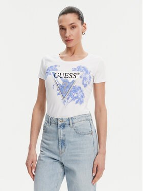 Guess Guess Футболка W5GI08 J1314 Білий Slim Fit