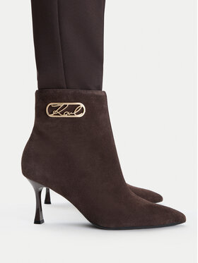 KARL LAGERFELD Aulinukai KARL LAGERFELD Sienna KL32747 Tamsiai ruda