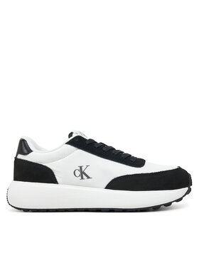 Calvin Klein Jeans Zapatillas Calvin Klein Jeans Athleisure Runner Laceup Mix Wn YW0YW01774 Blanco