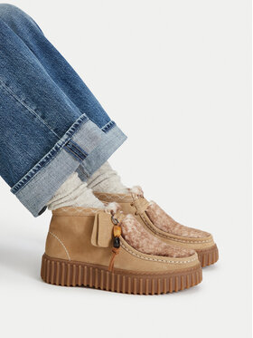 Clarks Черевики Clarks Torhill Moss 26329429 Світло-бежевий