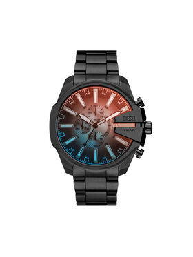 Diesel Годинник Diesel Mega Chief Slim DZ4689 Чорний