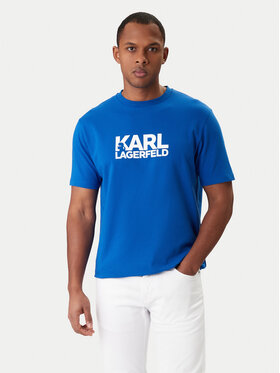 KARL LAGERFELD KARL LAGERFELD Camiseta 755780 561235 Azul Regular Fit