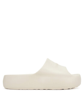 Tommy Jeans Şlapi Tommy Jeans Tjw Chunky Pool Slide Ess EN0EN02879 Écru