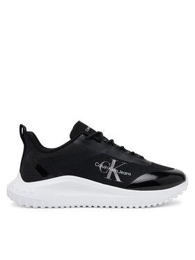 Calvin Klein Jeans Sportcipők Calvin Klein Jeans Eva Runner Low Lace Mix Ml Wn YW0YW01442 Fekete