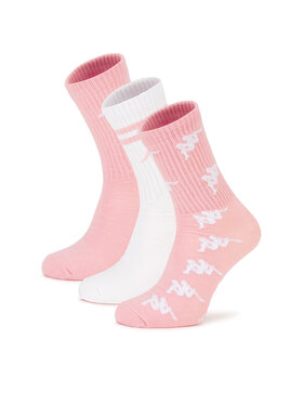 Kappa Garās zeķes Kappa KR_SUPERT_SS25 (3-PACK) Rozā