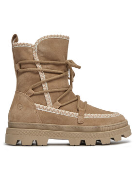 Tamaris Šnurovacia obuv Tamaris 1-26863-41 Béžová