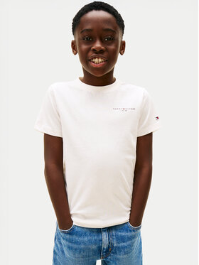 Tommy Hilfiger Tommy Hilfiger Camiseta Mini Corp KS0KS00661 Écru Regular Fit