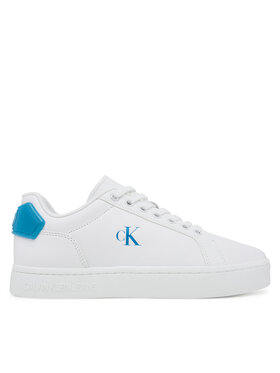 Calvin Klein Jeans Sneakers Calvin Klein Jeans Classic Cupsole Ru Patch Lth Wn YW0YW01845 Weiß