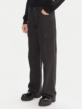 G-STAR G-Star Raw Hlače iz tkanine Judee D24673-E078 Črna Relaxed Fit