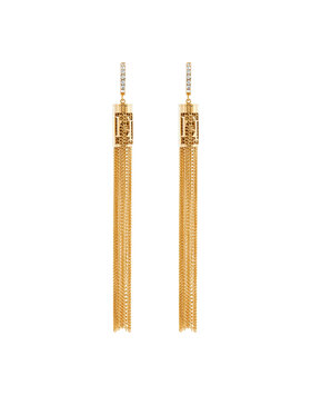 Elisabetta Franchi Náušnice Elisabetta Franchi OR-29A-47E2-V340 Zlatá