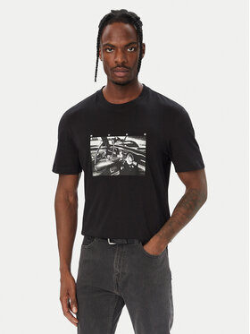 HUGO HUGO Camiseta Dikems 50568628 Negro Relaxed Fit