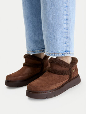 Skechers Botas de nieve Skechers Bobs Keepsakes Lite - Winter Snug 114895 Marrón oscuro