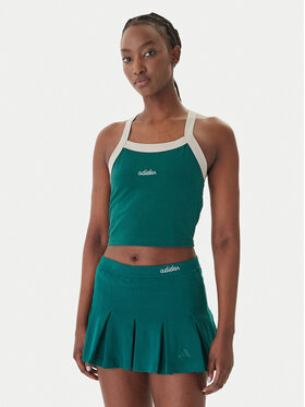 adidas adidas Top Seasonal Essentials Colorpop JZ0195 Grün Slim Fit