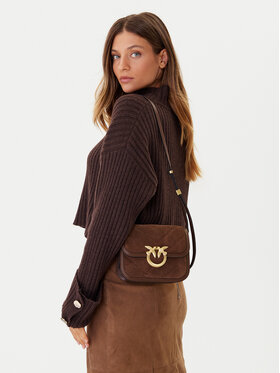 PINKO Torbica PINKO Love Box Bag Fl Mini AI 25-26 PLTT 104297 A2JH Smeđa