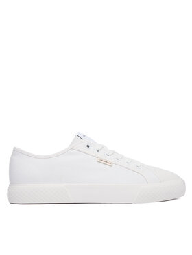 Calvin Klein Tornacipő Calvin Klein Vulc Laceup Cv HM0HM02121 Fehér