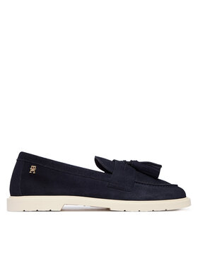 Tommy Hilfiger Mocasini Tommy Hilfiger Light Suede Tassel Loafer FW0FW09285 Bleumarin